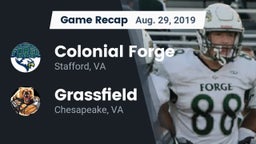 Recap: Colonial Forge  vs. Grassfield  2019