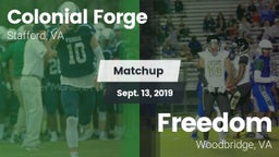 Matchup: Colonial Forge High vs. Freedom  2019