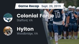 Recap: Colonial Forge  vs. Hylton  2019