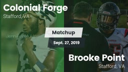 Matchup: Colonial Forge High vs. Brooke Point  2019