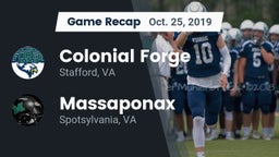 Recap: Colonial Forge  vs. Massaponax  2019