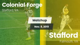 Matchup: Colonial Forge High vs. Stafford  2019