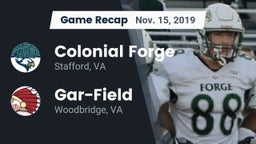 Recap: Colonial Forge  vs. Gar-Field  2019