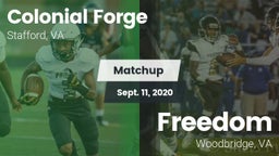 Matchup: Colonial Forge High vs. Freedom  2020