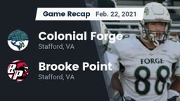 Recap: Colonial Forge  vs. Brooke Point  2021