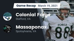 Recap: Colonial Forge  vs. Massaponax  2021