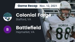 Recap: Colonial Forge  vs. Battlefield  2021