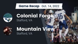 Recap: Colonial Forge  vs. Mountain View  2022