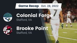 Recap: Colonial Forge  vs. Brooke Point  2022