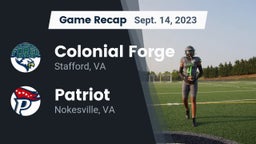Recap: Colonial Forge  vs. Patriot   2023