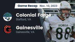 Recap: Colonial Forge  vs. Gainesville  2023