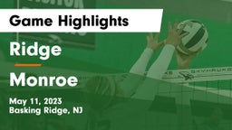Ridge  vs Monroe Game Highlights - May 11, 2023