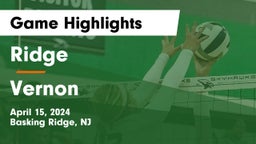 Ridge  vs Vernon  Game Highlights - April 15, 2024
