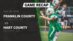 Recap: Franklin County  vs. Hart County  2016