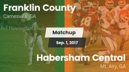 Matchup: Franklin County vs. Habersham Central 2017