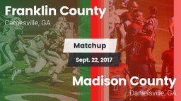 Matchup: Franklin County vs. Madison County  2017