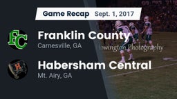 Recap: Franklin County  vs. Habersham Central 2017