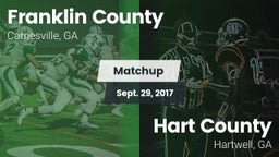 Matchup: Franklin County vs. Hart County  2017