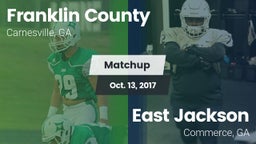 Matchup: Franklin County vs. East Jackson  2017