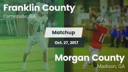 Matchup: Franklin County vs. Morgan County  2017