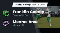 Recap: Franklin County  vs. Monroe Area  2017