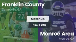 Matchup: Franklin County vs. Monroe Area  2018