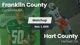 Matchup: Franklin County vs. Hart County  2019