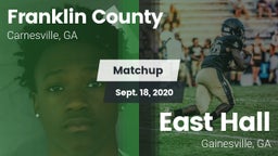 Matchup: Franklin County vs. East Hall  2020