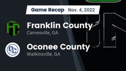 Recap: Franklin County  vs. Oconee County  2022