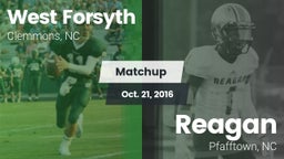 Matchup: West Forsyth vs. Reagan  2016