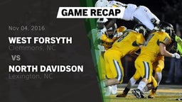 Recap: West Forsyth  vs. North Davidson  2016