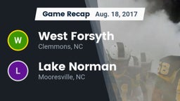 Recap: West Forsyth  vs. Lake Norman  2017