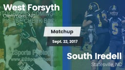 Matchup: West Forsyth vs. South Iredell  2017