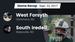 Recap: West Forsyth  vs. South Iredell  2017