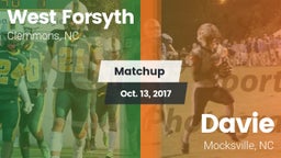 Matchup: West Forsyth vs. Davie  2017