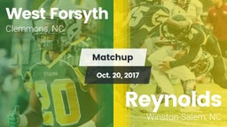 Matchup: West Forsyth vs. Reynolds  2017
