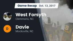 Recap: West Forsyth  vs. Davie  2017