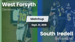 Matchup: West Forsyth vs. South Iredell  2018