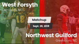Matchup: West Forsyth vs. Northwest Guilford  2018