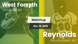 Matchup: West Forsyth vs. Reynolds  2018