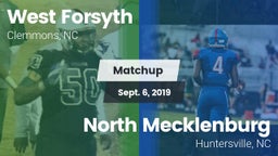 Matchup: West Forsyth vs. North Mecklenburg  2019