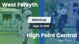 Matchup: West Forsyth vs. High Point Central  2019