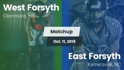 Matchup: West Forsyth vs. East Forsyth  2019