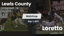 Matchup: Lewis County High vs. Loretto  2017