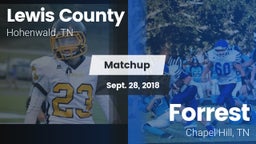 Matchup: Lewis County High vs. Forrest  2018