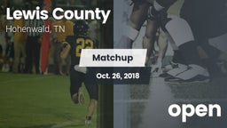 Matchup: Lewis County High vs. open 2018