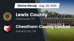 Recap: Lewis County  vs. Cheatham County Central  2020