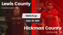 Matchup: Lewis County High vs. Hickman County  2020