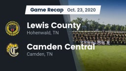 Recap: Lewis County  vs. Camden Central  2020