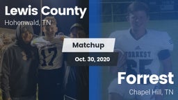 Matchup: Lewis County High vs. Forrest  2020